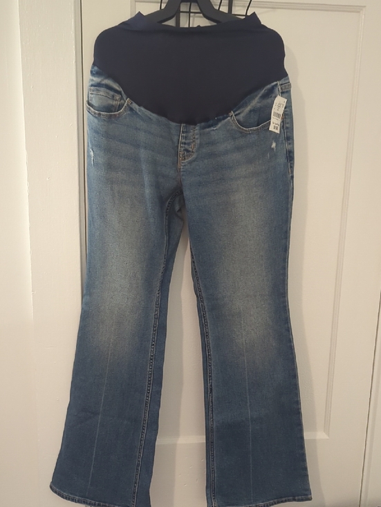 Old Navy Denim - Old Navy Maternity Flare Denim Jeans in Blue Size 14 NWOT